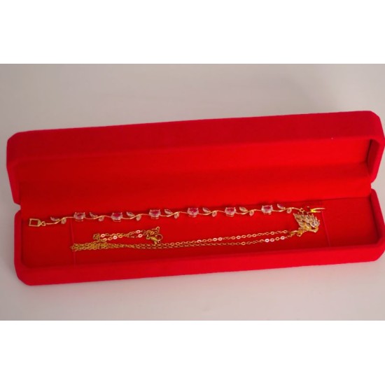 Pack collier Cygne & bracelet Tulipe