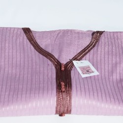 Jebba tunisienne rose traditionnelle
