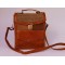 Sac à dos marron artisanal