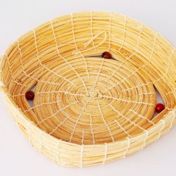 Corbeille en saaf artisanale