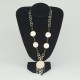 Collier en cuivre argenté artisanal