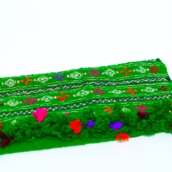 Kétfia verte en laine