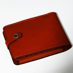 Porte-feuille marron en cuir Porte-feuille marron en cuir