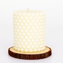 Bougie ronde décorative